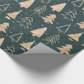 モダンミニマル金ゴールド ラッピングペーパー (角)