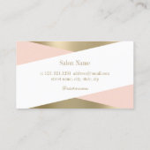 モダンミニマル金ゴールド 名刺 (裏面)