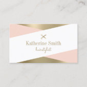 モダンミニマル金ゴールド 名刺 (正面)