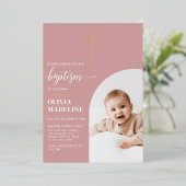 モダンミニマル金ゴールド 箔招待状 (立ち正面)