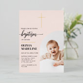 モダンミニマル金ゴールド 箔招待状 (立ち正面)