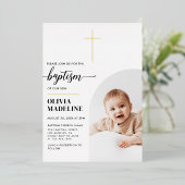 モダンミニマル金ゴールド 箔招待状 (立ち正面)