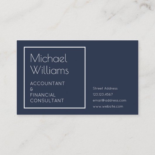 モダンミニマル雅 名刺 (裏面)