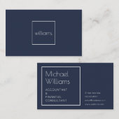 モダンミニマル雅 名刺 (正面/裏面)
