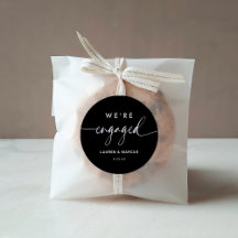 モダンミニマル黒書私たちは婚約した