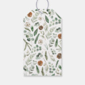 モダンミニマル1枚の写真エレガントHo ギフトタグ (裏面)