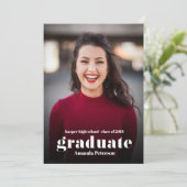 モダンミニマル2枚 招待状 (スタンド正面)