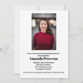 モダンミニマル2枚 招待状 (裏面)