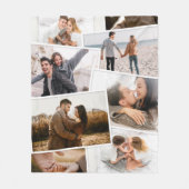 モダンミニマル8枚エレガント フリースブランケット (正面)