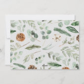 モダンミニマル8 photo new year gray family シーズンカード (裏面)