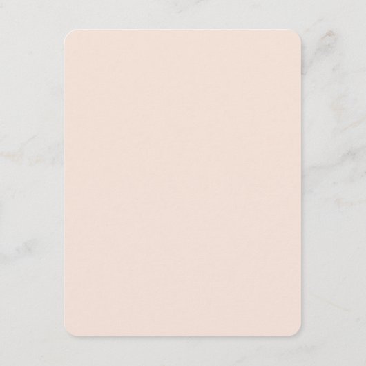 モダンミニマル |の結婚ゲスト詳細 エンクロージャーカード (裏面)