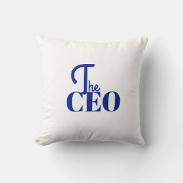 モダンミニマル ザ CEO ブルー クッション