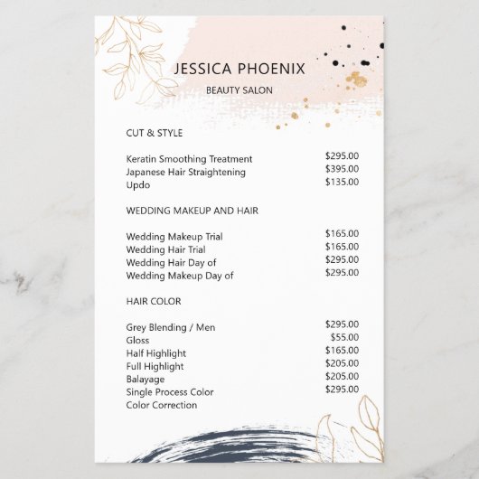 モダンミニマル チラシ (正面)