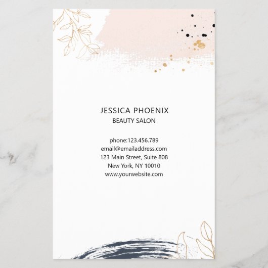 モダンミニマル チラシ (裏面)