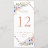 モダンミニマル，プール，白，金ゴールド（イミタット） メニュー (裏面)