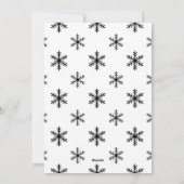 モダンミニマル　メリー＆ブライト　スクリプト　フォト シーズンカード (裏面)