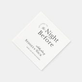 モダンミニマル |リハーサル前の夜 スタンダードカクテルナプキン (角)