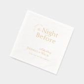 モダンミニマル |リハーサル前の夜 箔ナプキン (左)