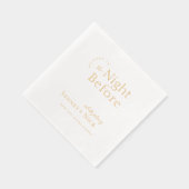 モダンミニマル |リハーサル前の夜 箔ナプキン (右)