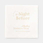 モダンミニマル |リハーサル前の夜 箔ナプキン (正面)