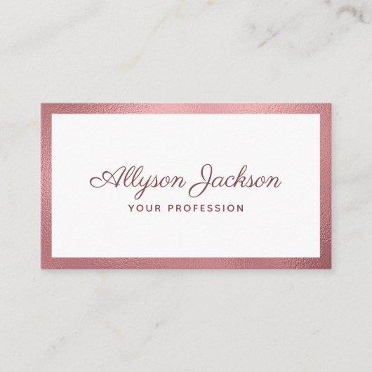 モダンミニマル 名刺 (正面)