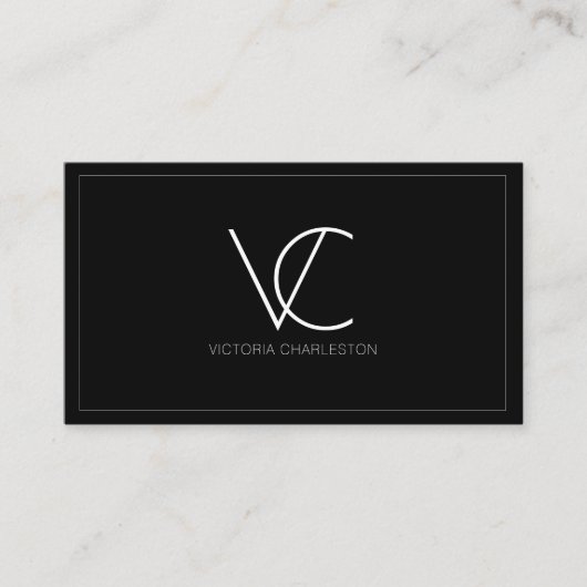 モダンミニマル 名刺 (正面)