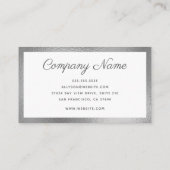 モダンミニマル 名刺 (裏面)