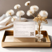 モダンミニマルBoho Sevical結婚のタイムライン エンクロージャーカード