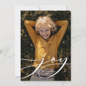 モダンミニマルBotanical joy script シーズンカード (正面)