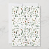 モダンミニマルBotanical joy script シーズンカード (裏面)