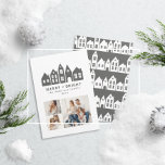 モダンミニマルChristmas Nordicの写真3枚 シーズンカード<br><div class="desc">日モダン本ミニマルクリスマス北欧の家スタイリッシュシンプルのデザイン</div>