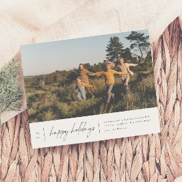 モダンミニマルHappy Holidays Christmas Budget