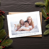 モダンミニマルHoliday Photo Card シーズンカード