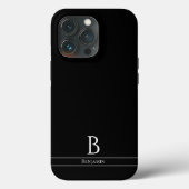 モダンミニマルMonogram Case-Mate iPhone Case iPhoneケース (裏面)