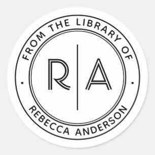 モダンミニマルMonogram The Library of Library ラウンドシール