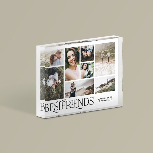 モダンミニマルMult8最高の友エレガント フォトブロック