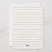 モダンミニマルScript Happy New Year Photo Holiday シーズンカード (裏面)