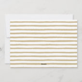 モダンミニマルScript Happy New Year Photo Holiday シーズンカード (裏面)