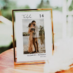 モダンミニマルScript Photo結婚のテーブル番号 テーブルナンバー<br><div class="desc">そしてモダンエレガントモダンデザインのScript写真モダンのTableカードあなたのテキストとミニマルして、各テーブル番号カードをカートに1つずつ追加することができます。このクリックテンプレートを修正するにはカスタマイズ、「IT」ボタンをクリックし、デザインツールを使用して下さい。このデザインに一致する他の製品については、グラフィックアートデザインストアをご覧ください。</div>