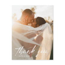 モダンミニマルScript Photo結婚's Thank You