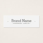 モダンミニマルSERIFスタッドイヤリング表示カード (正面)