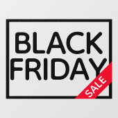 モダンミニマールブラックフライデーセール – 店舗 ウィンドウサイン (シート)