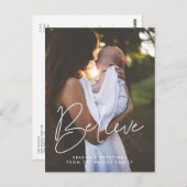 モダンミニマ信じリスト写真 ポストカード (正面/裏面)