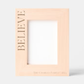 モダンミニマ信じリスト レーザー彫刻フレーム (正面)