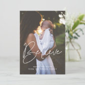 モダンミニマ信じ感動的写真 シーズンカード (スタンド正面)