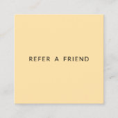 モダンミニマ実在リスト紹介カード 紹介カード (正面)