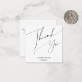 モダンミニマ感謝していリストよ甘い16 ノートカード (正面/裏面インサイチュ)