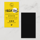 モダンミニマ感謝していリスト注文 名刺 (正面/裏面)