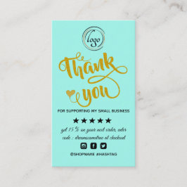 モダンミニマ感謝していー順 名刺