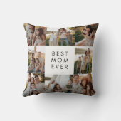 モダンミニマ最高のリスト母の写真ピロー クッション (裏面)